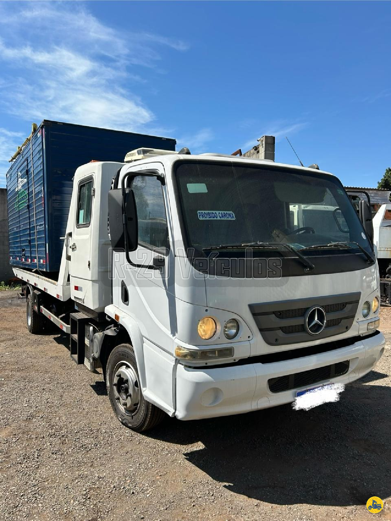 CAMINHAO MERCEDES-BENZ MB 815 Plataforma Guincho Toco 4x2 R29 Caminhões IRACEMAPOLIS SÃO PAULO SP